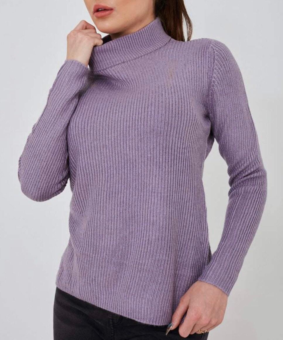 Lilla Highneck Pullover - Flamour.ro