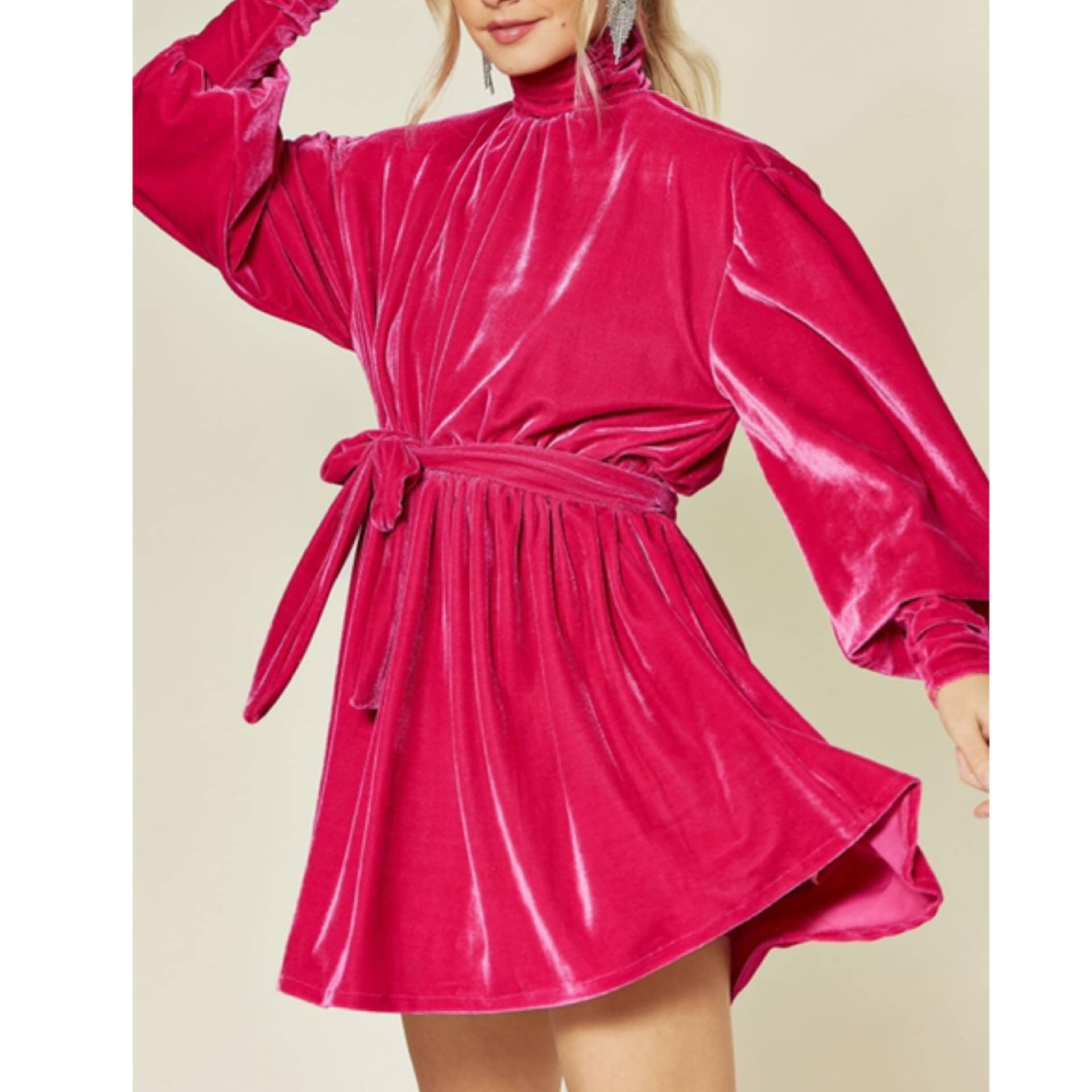 Alena Velvet Dress - Flamour.ro