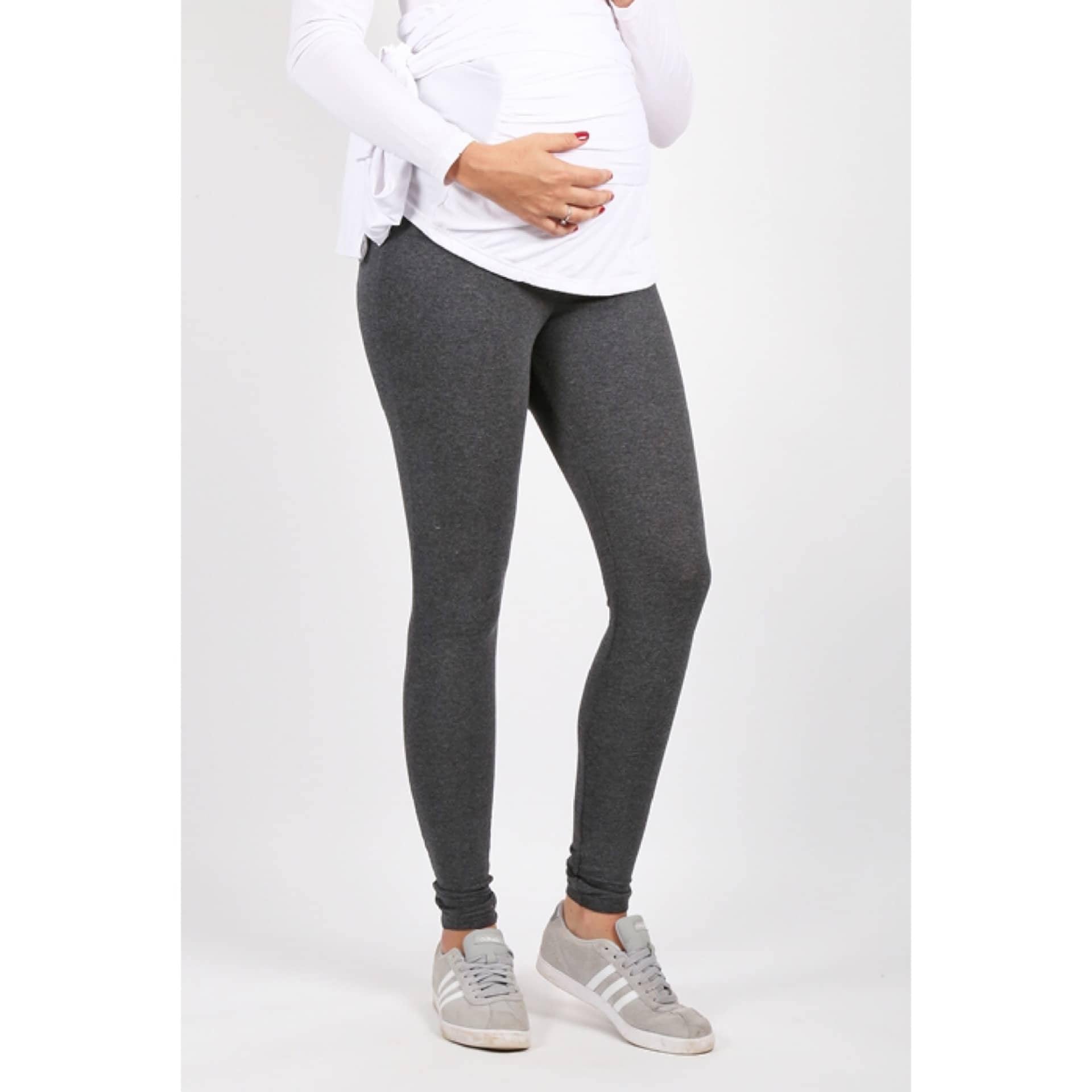 Maternity Grey Thermal Leggings - Flamour.ro