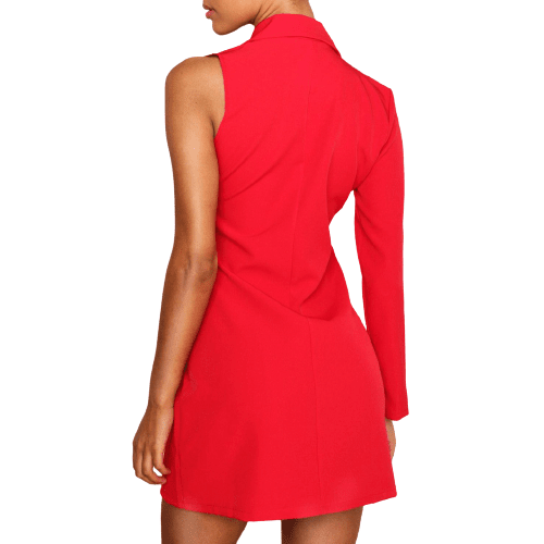Red Blazer Dress - Flamour.ro