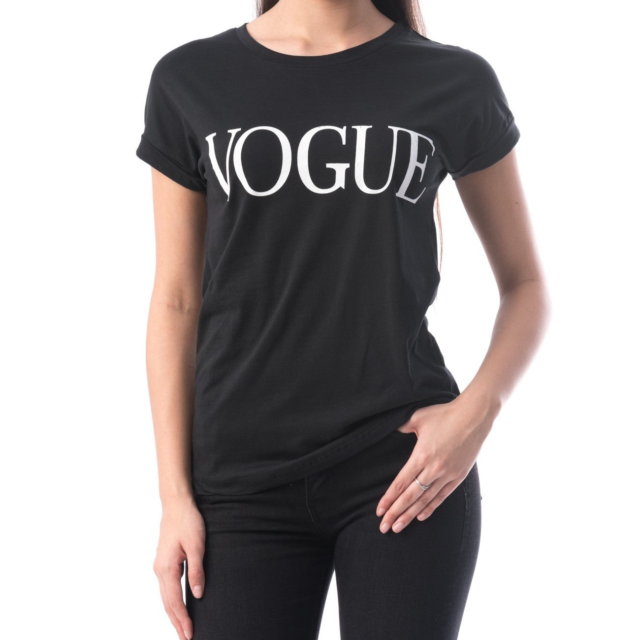 Tricou Negru Vogue - Flamour.ro